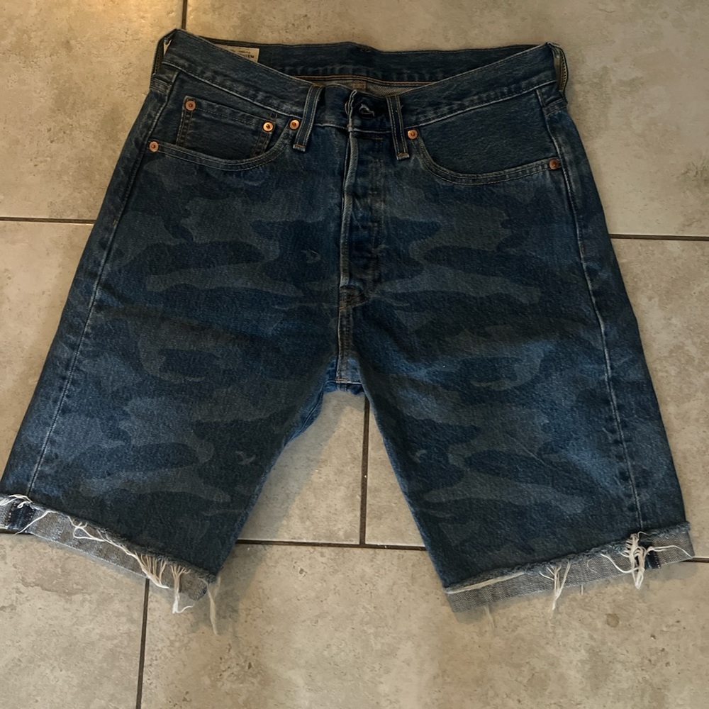 Levi’s Denim Camouflage Men's Shorts
